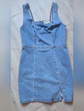 RSQ Blue Denim Tank Mini Dress